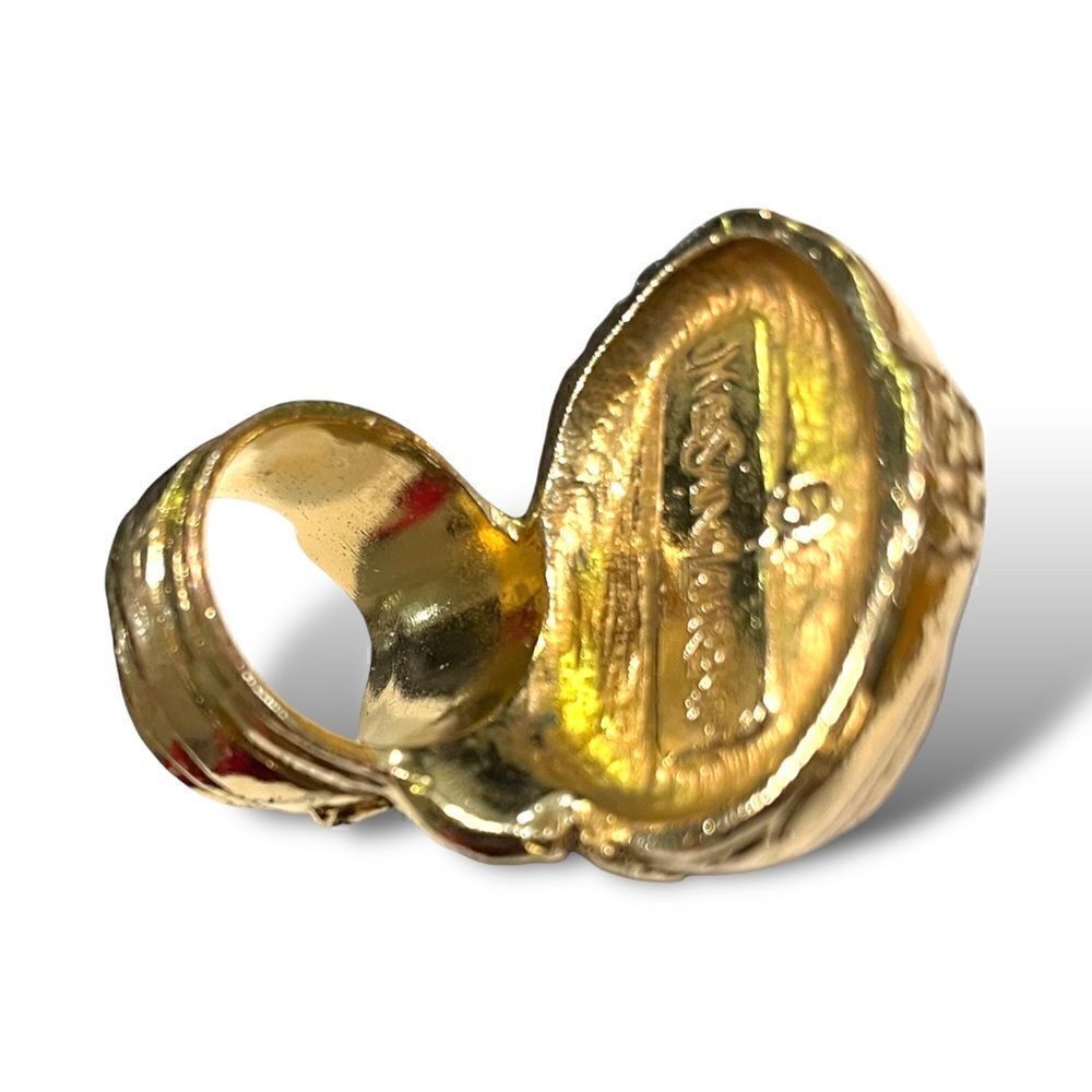 YVES SAINT LAURENT Arty Cocktail Ring |Size: 5| - Picture 7 of 9